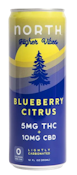 North Higher Vibes 5mg - Blueberry Citrus - 12oz