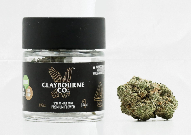 Claybourne Co. Rollex OG 1g Belmont Dispensary Menu Haven