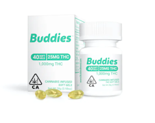 Buddies - 25mg 40pk - Gel Caps