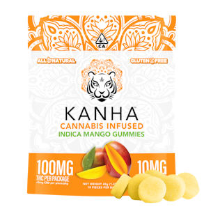 KANHA - Kanha - 100mg Gummies - Mango