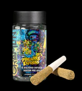 Gramlin Infused 5pk Prerolls 3.5g Pineapple Express