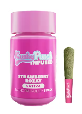 Infused 5pk Prerolls 2.5g Strawberry Rozay