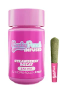 Kushy Punch Infused 5pk Prerolls 2.5g Strawberry Rozay