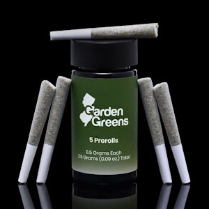 GARDEN GREENS - PayDaze 0.5g/5pk Prerolls