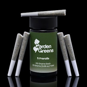 GARDEN GREENS - Headshot 0.5g/5pk Prerolls