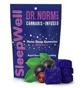 Dr.Norms - SleepWell Elderberry Gummies 100MG THC+50MG CBN