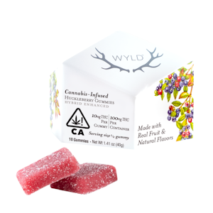 WYLD - Wyld Huckleberry - 100mg THC Gummies - Wyld