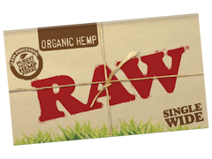 RAW: Organic Hemp Single 1 1/4 Rolling Papers Pack 