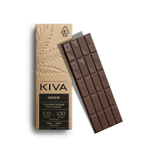 Kiva - Kiva Bar Dark Chocolate Espresso CBD $22