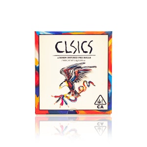 CLSICS - CLSICS - Infused Preroll - Italian Ice Cream Cake/Dolce Banana - Rosin Infused - 4-pack