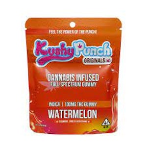 KUSHY PUNCH - Kushy Punch - Edibles - Indica - Watermelon Gummy - 100mg