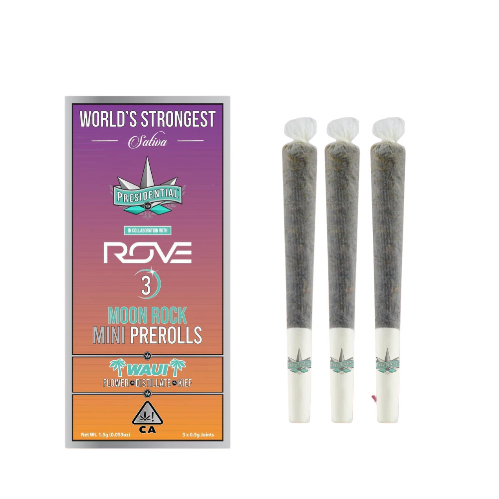 Presidential - Presidential x Rove - Moon Rock - Waui - Infused Preroll - 3pk - 1.5g Main Image