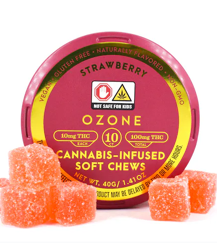 [REC] Ozone | Strawberry | 100mg/10pk Soft Chews