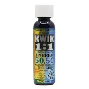 MANZANITA NATURALS - Kwik 1:1 - Lemon Haze - 50mg THC: 50mg CBD (Hybrid) - Manzanita