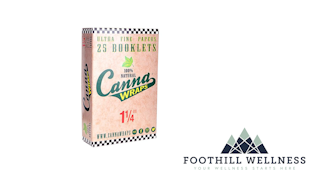 Canna Wraps - Rolling Papers - 100% Natural Ultra Thin 1-1/4" 
