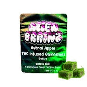 ALIEN BRAINZ - Alien Brainz - Astral Apple 200MG (4x50MG)