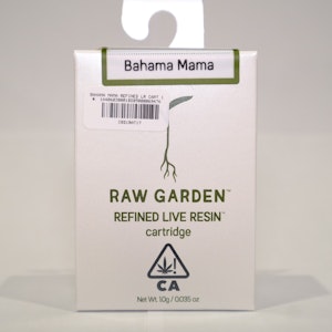 RAW GARDEN - Bahama Mama Refined LR Cart 1g - Raw Garden