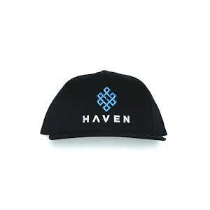 Haven - Haven - Main Collection - Black Teal Raised Embroidered Hat