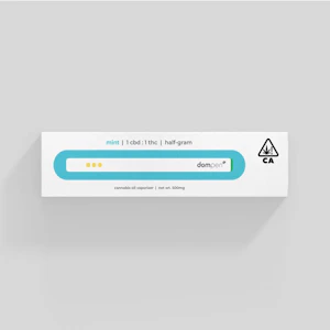 Dompen - Mint CBD 1:1 Disposable .5g - Belmont Dispensary...