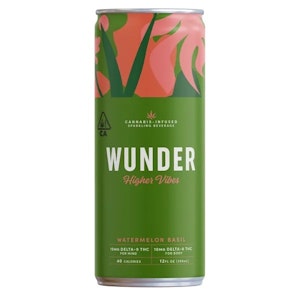 Wunder - WUNDER: HIGHER VIBES WATERMELON BASIL 12OZ CAN