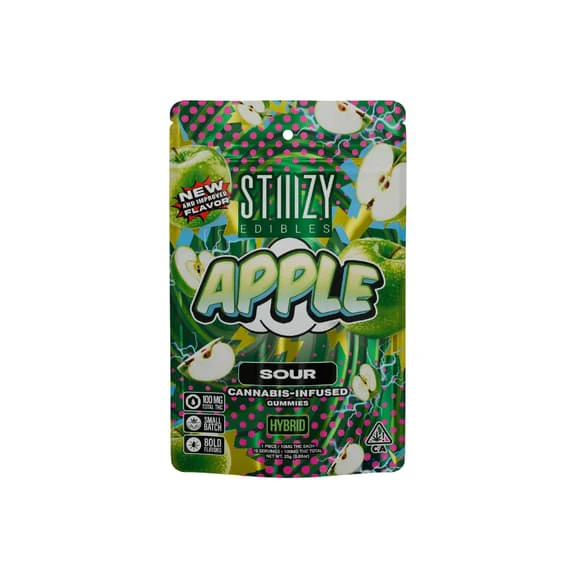 STIIIZY - STIIIZY | SOUR APPLE - 10PK | EDIBLE | 100MG Main Image