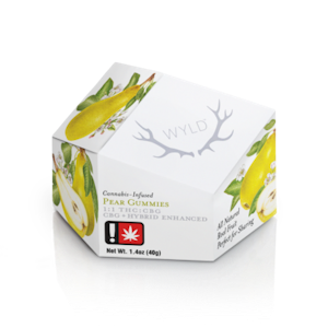 WYLD - Pear Gummies - 1:1 (THC:CBG) - WYLD