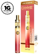 DIME INDUSTRIES: Peach Mojito Live Reserve 1g Disposable (S)