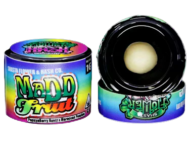 Shasta Hash Co. - Shasta Flower Co - Concentrate - Madd Fruit Tier 1 Live Rosin - 1G Main Image