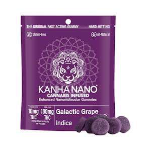 KANHA - Kanha Nano - 100mg - 10ct Gummies - Galactic Grape
