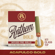 Anthem Bold | Acapulco Gold 5pk | Infused Preroll | 2.5g