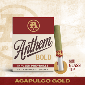 ANTHEM - Anthem Bold | Acapulco Gold 5pk | Infused Preroll | 2.5g