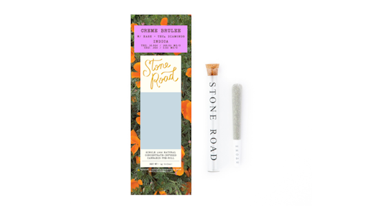 Stone Road - Stone Road | Creme Brulee - Infused Pre-Roll | Diamond and Bubble Hash Infused