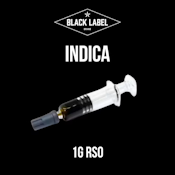  [REC] Black Label | Ghost Milk Indica RSO | 1g Syringe