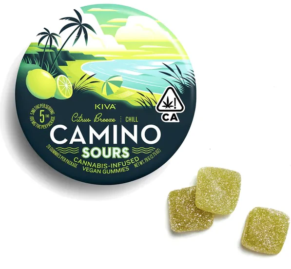 Camino - Camino - Citrus Breeze - 100mg Sour Gummies Main Image