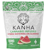 Kanha Gummies 100mg THC Hybrid Watermelon $18