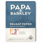 Papa & Barkley Releaf Patch 1:3 THC Rich 