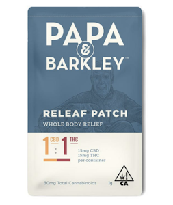 Papa & Barkley - Papa & Barkley Releaf Patch 1:1 CBD:THC 