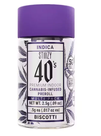 STIIIZY - Biscotti 40's 5 Pack 2.5G Main Image