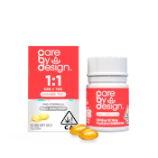 [Care By Design]  Soft Gels 10ct  - 1:1 (CBD:THC)