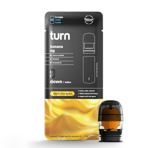 TURN - Turn | Banana OG Live Resin | 1G indica Pod