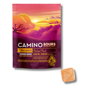 Kiva Confections - Kiva Confections | Camino Sours Orchard Peach - "Balance" Trial Pack 10:10 Single Gummy