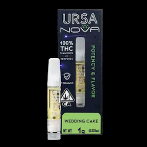 URSA - Ursa Nova Cart Diamonds 1g Wedding Cake $60