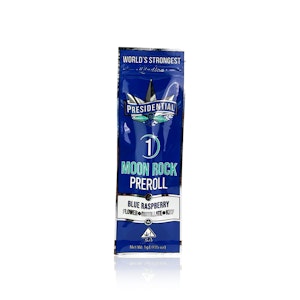 PRESIDENTIAL - PRESIDENTIAL - Infused Preroll -  Blue Raspberry - Moon Rock Joint - 1G