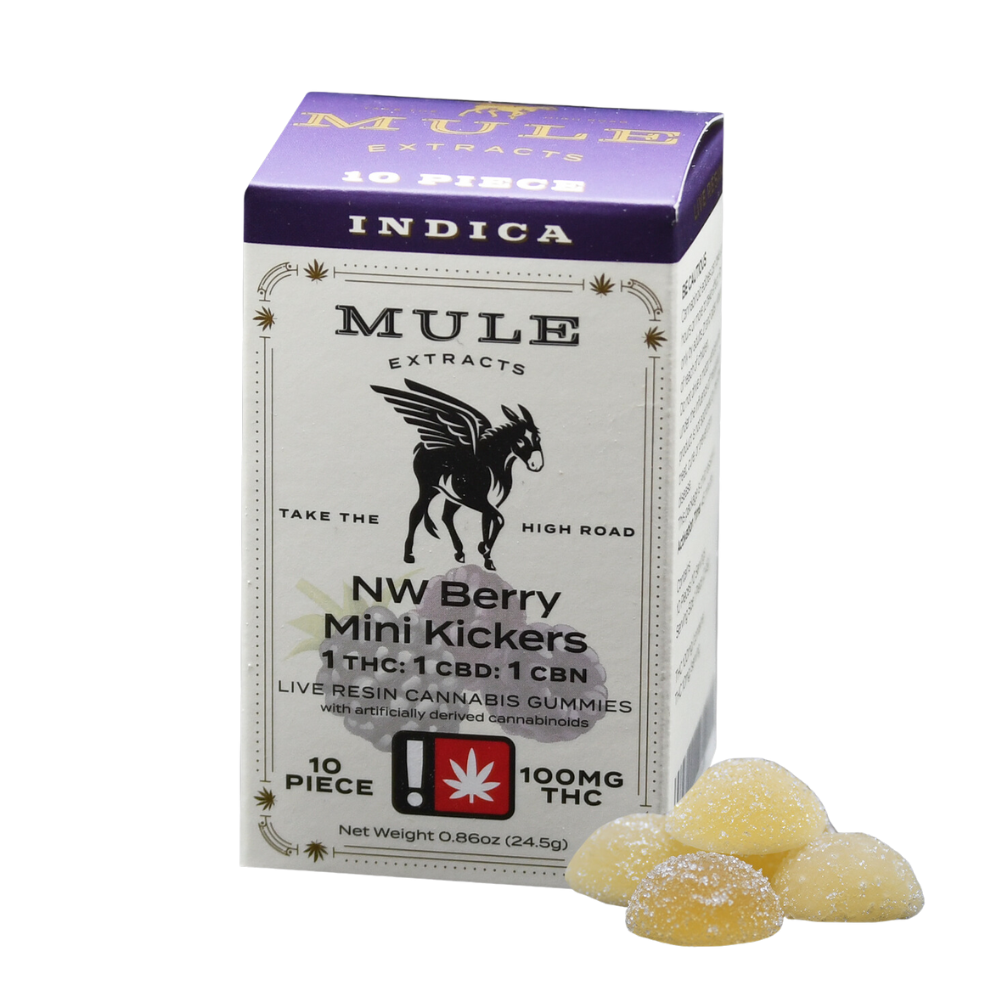 NW Berry 1:1:1 Gummies, 10 pack - Portland Cannabis Deliv