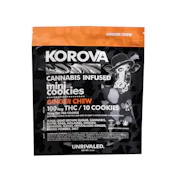 Korova - Ginger Chew Cookies  100mg