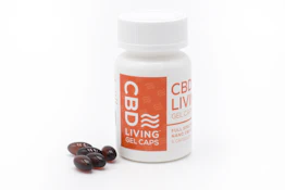CBD Living- Gel Capsules 5pk 125mg- 25mg per capsule