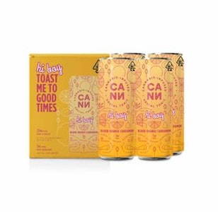 CANN - [CANN] THC Drink 4 Pack 10mg - Blood Orange Cardamom Hi'er Boy (H)