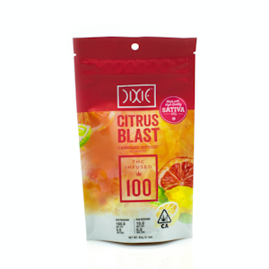 Dixie - Citrus Blast 100mg Sativa Gummies - Dixie