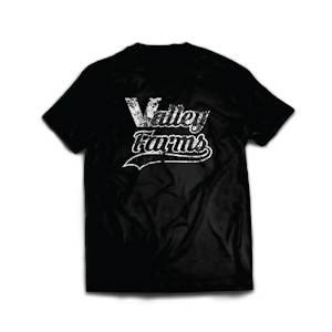 FARMS ACCESSORIES - Valley Farm Black Logo T-Shirt