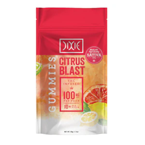 DIXIE - Citrus Blast 100mg 10 Pack Gummies - Dixie
